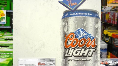 Coors Light 'Summer of Beer' Case Card