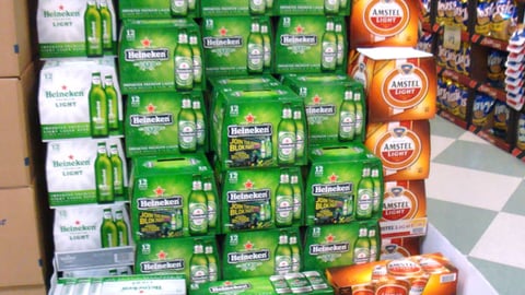 Kroger Heineken 'Blok Party' Endcap
