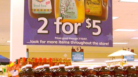 Winn-Dixie 'Good 'Til July 4th' Ceiling Banner