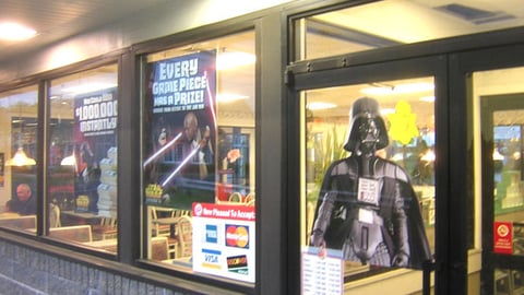 Burger King 'Star Wars' Window Posters