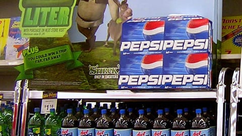 Pepsi 'Shrek 2' Rack Header