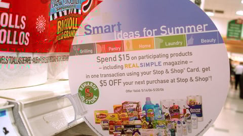 Stop & Shop 'Real Simple' Shelf Talker
