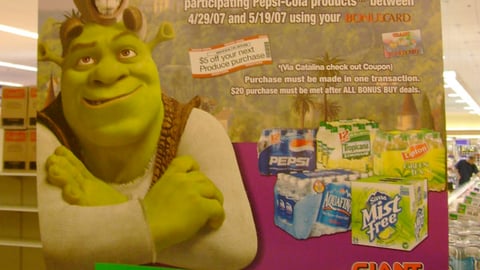 PepsiCo/Ahold 'Shrek' Case Card