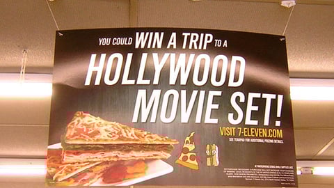 P'Eatzza Sweeps Ceiling Hanger