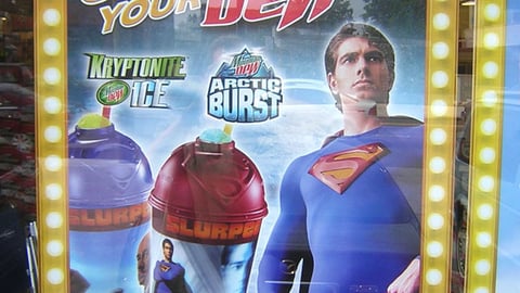7-Eleven/PepsiCo 'Superman' Window Sign