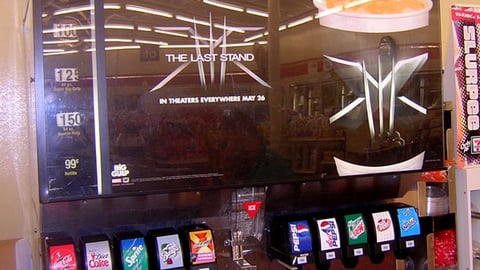 7-Eleven 'X-Men' Fountain Translite