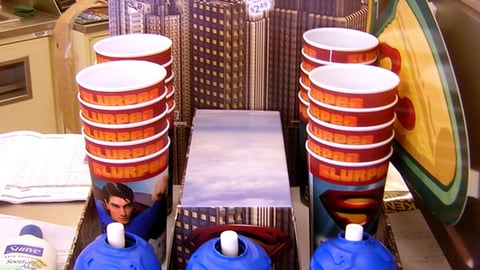 7-Eleven 'Superman Returns' Cup Counter Display