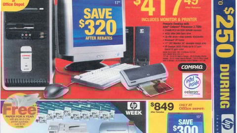 Office Depot 'HP Week' Feature