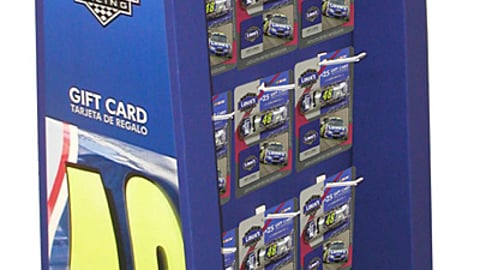 Lowes Team 48 Temp Gift Card Floorstand