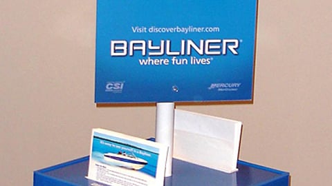 Discover Bayliner Dealership Floorstand