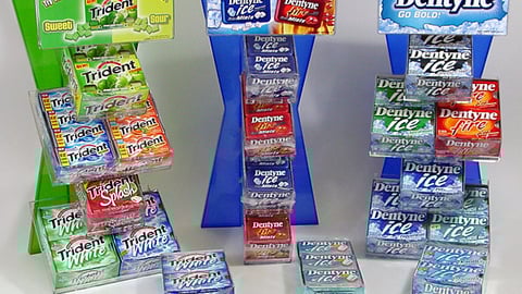 Cadbury Gums & Mints Counter Displays