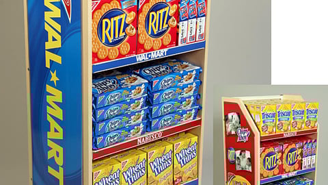 Nabisco Permanent Bookcase Display
