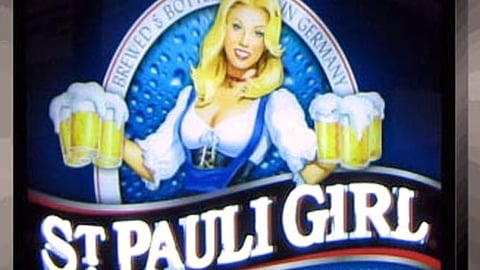 St. Pauli Girl 3-D Lightbox Neon Sign