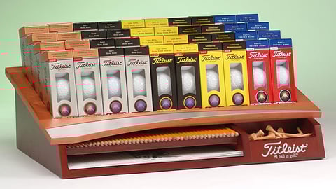 Titleist 10-dozen Counter Display