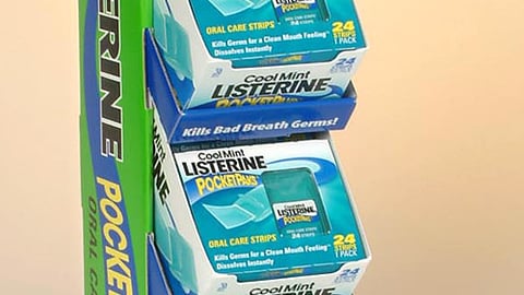 Listerine PocketPaks Counter Display