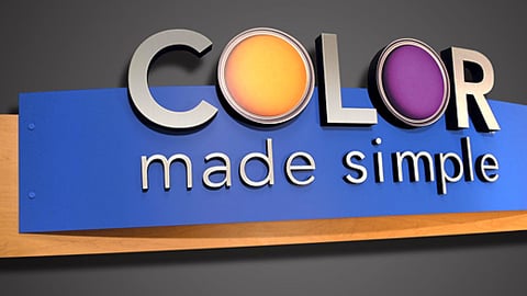 True Value 'Color Made Simple' Sign