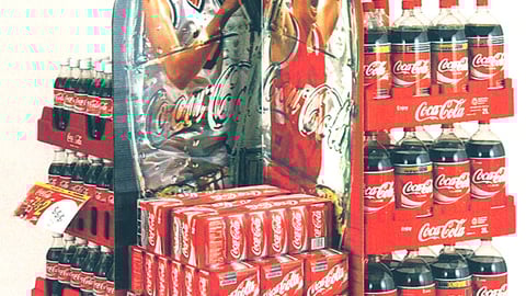 Coca-Cola March Madness Lobby Display