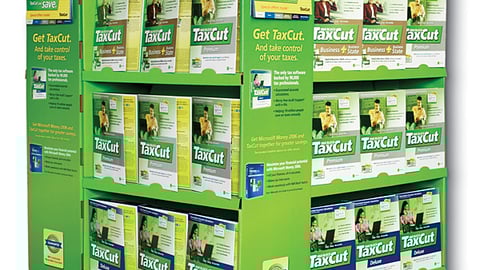 H&R Block TaxCut Pallet Display