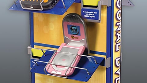 TRU Personal DVD Player Floor Display