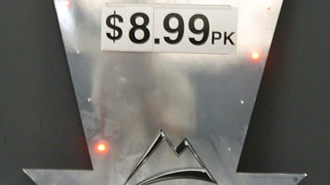 Coors Light Ceiling Arrow Sign