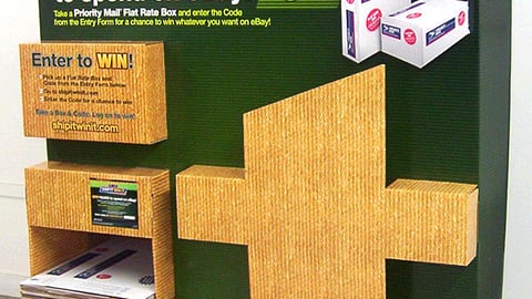 Post Office "Ship It, Win IT" Floorstand