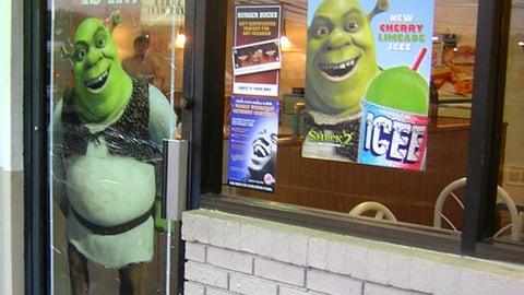 Burger King 'Shrek 2' Window Signs
