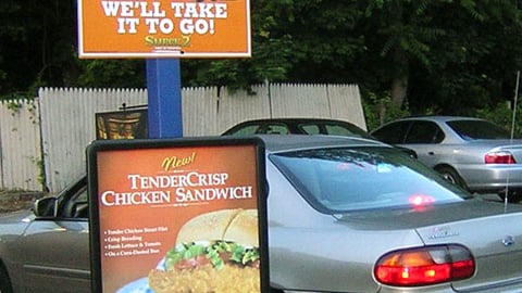 Burger King 'Shrek 2' Drive-Thru Sign