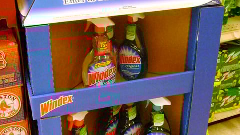 Windex Diamond Sweeps Shipper