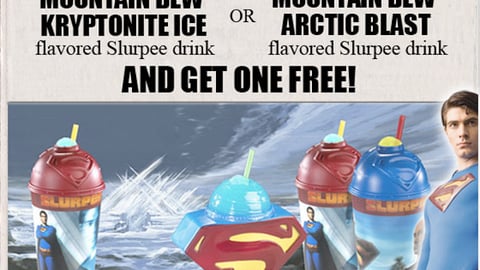 7-Eleven 'Superman Returns' Slurpee Coupon