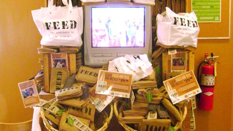 Whole Foods 'Feed 100' Display