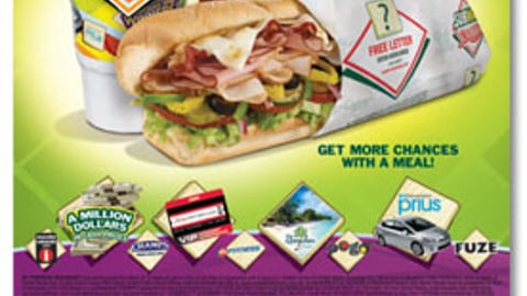 'Scrabble at Subway' FSI