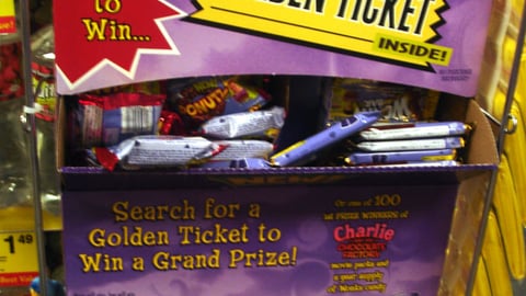 Wonka Bar 'Golden Ticket' Power Wing