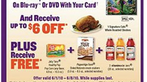 Vons 'Alice in Wonderland' Incentive Feature