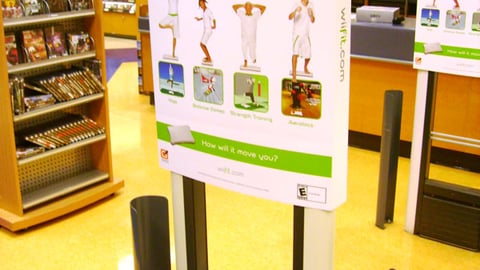 Fred Meyer Wii Fit Security Pedestal Wrap