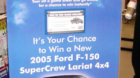 Ford at Home Depot Sweeps Sign