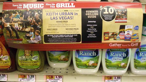 Clorox Summer Grilling Shelf Sign