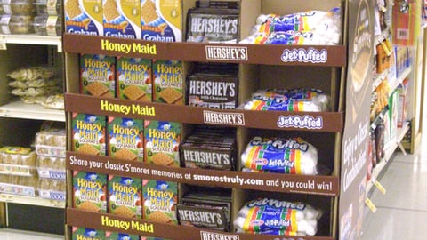 Hershey Kraft S'mores Pallet Display