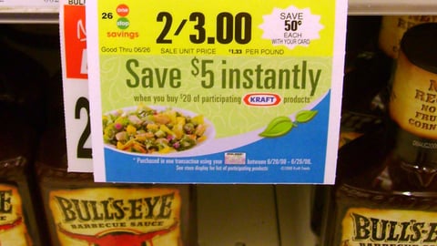Stop & Shop Kraft Incentive Shelf Tag