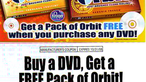 Orbit Kroger Cross-Merch Coupon