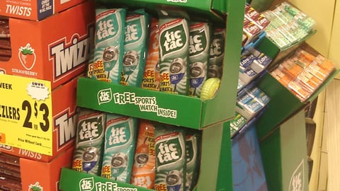 Tic Tac Watch Offer Shipper