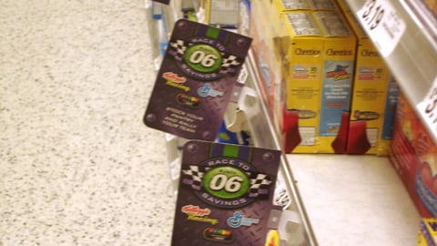 Publix 'Race to Savings' Shelf Tags