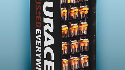 Duracell Walgreens Floorstand