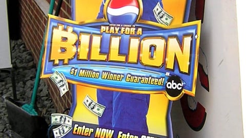 PepsiCo 'Play for a Billion' Standee
