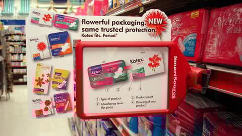 Kotex Shelf Talker