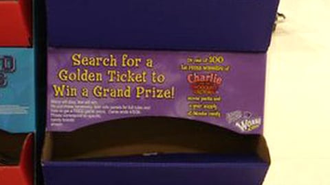 Wonka Bar 'Golden Ticket' Power Wing