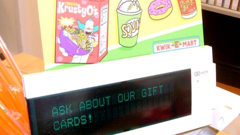 7-Eleven 'The Simpsons' Register Sign