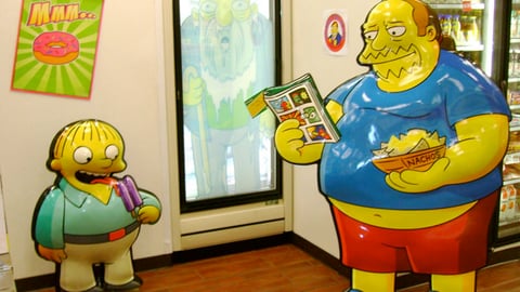 7-Eleven 'The Simpsons' Vault Displays