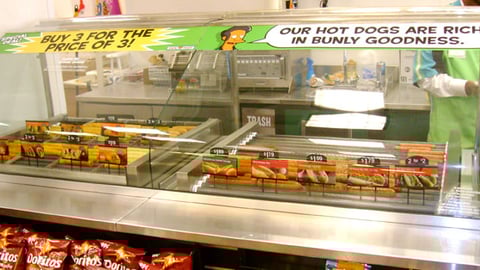 7-Eleven Kwik-E-Mart Grill Signs