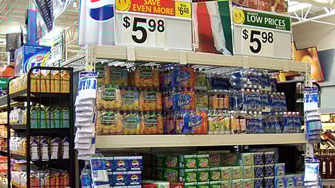 Wal-Mart Beverage Endcap