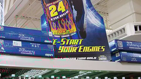 Pepsi 24 Energy NASCAR Standee